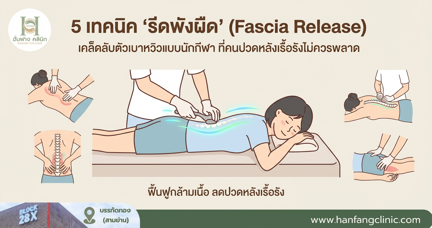 5 เทคนิค ‘รีดพังผืด’ (Fascia Release) เคล็ดลับตัวเบาหวิวแบบนักกีฬา ที่คนปวดหลังเรื้อรังไม่ควรพลาด