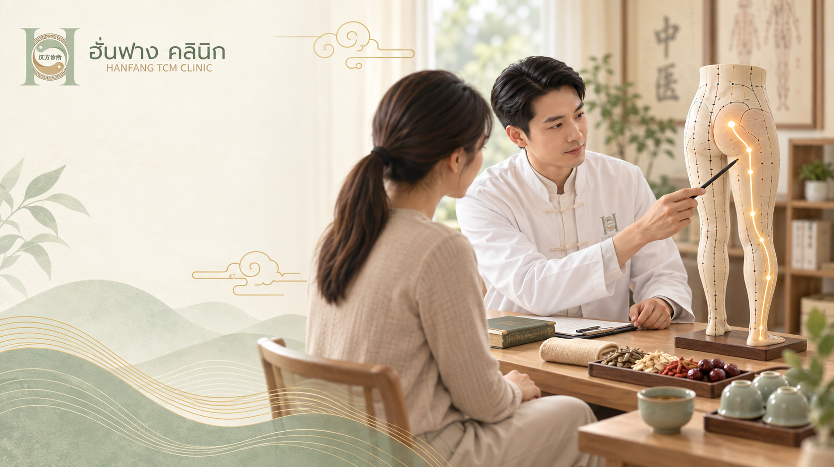 แนวทางประเมินอาการปวดสะโพกและร้าวลงขาที่ฮั่นฟาง คลินิก สามย่าน